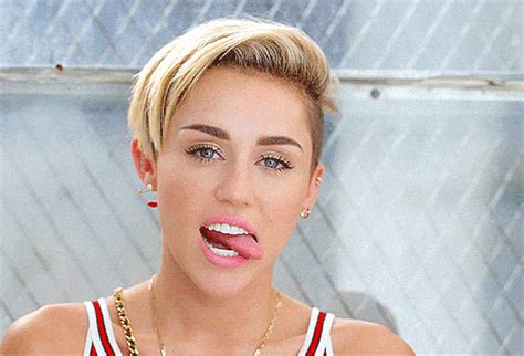 Enjoy Miley Cyrus Wink ANIMATED GIF A GIF Is Worth A Million Words