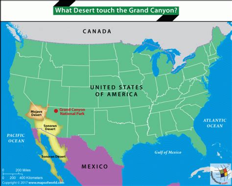 Where Is The Grand Canyon On A Map Maps For You