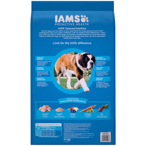 Iams Healthy Weight Large Breed With Real Chicken Adult Dog Food 15 Lb