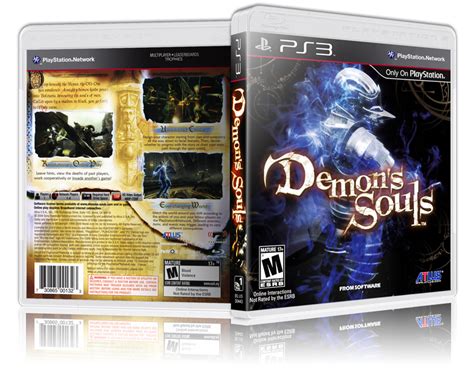 Demons Souls Playstation 3 Box Art Cover By Tevious
