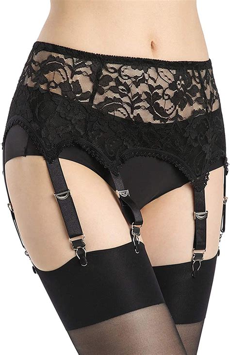 lace thigh garter belt stretchy suspender strap belt for lingerie thigh stocking black xl
