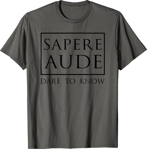 Sapere Aude Dare To Know Immanuel Kant Latin Philosophy