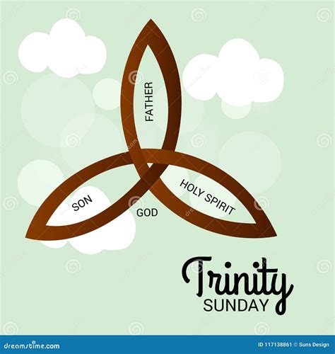 Trinity Sunday Stock Illustration Illustration Of Flyer 117138861