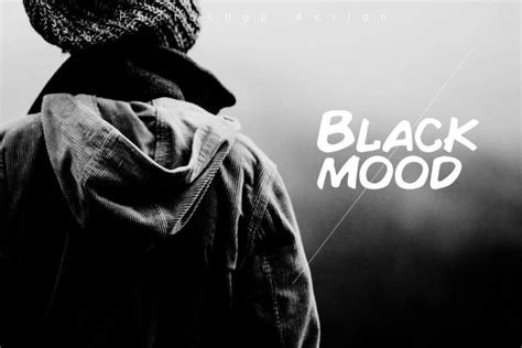 Black Mood Photoshop Action Photoshop Actions Filtergrade