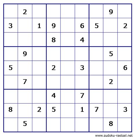 Einfach die datei kostenlos ausdrucken und loslegen! Sudoku zum ausdrucken | Sudoku-Raetsel.net