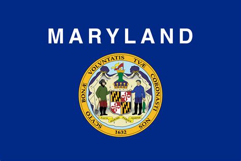 Flag Of Maryland If It Was Designed Like Other Us State Flags R