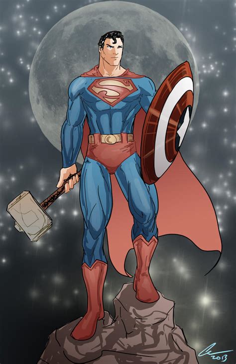 Jla Avengers Superman By Randomality85 On Deviantart