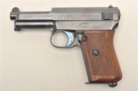 Mauser Model 1914 Semi Auto Pistol 765 Mm Serial 318057 The Pistol