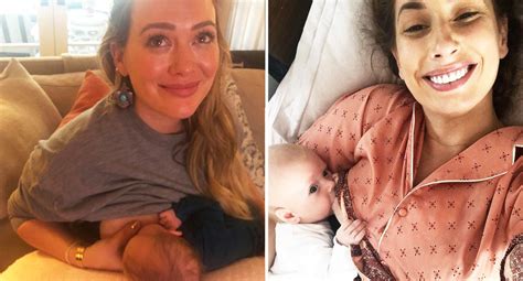 Celebrities Breastfeeding Pictures From Stacey Solomon To Eva Longoria