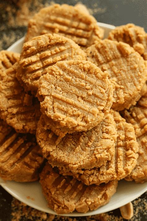 Keto Peanut Butter Cookies Easy Low Carb No Sugar Added