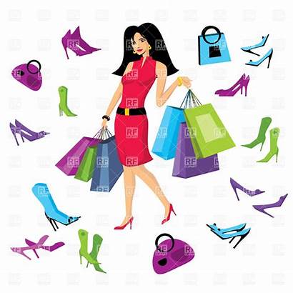 Shopping Clipart Bag Woman Bags Purse Pretty