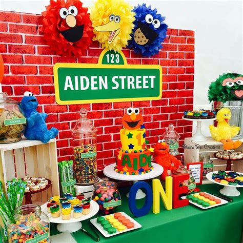 Sesame Street 1st Birthday Party Ideas Birthday Cake Images