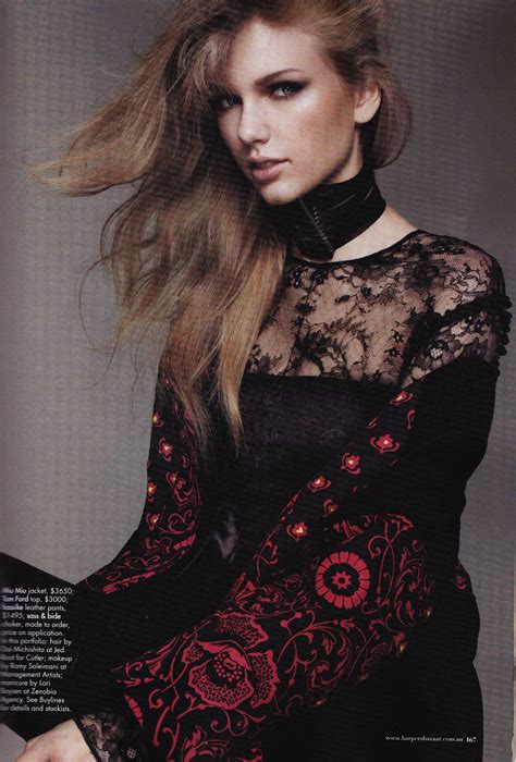 Taylor Swift In Harpers Bazaar Magazine April 2012 Issue Hawtcelebs