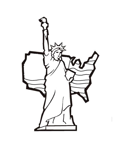 We hope you enjoy our online coloring books! Line Drawing Of Statue Of Liberty at GetDrawings | Free ...