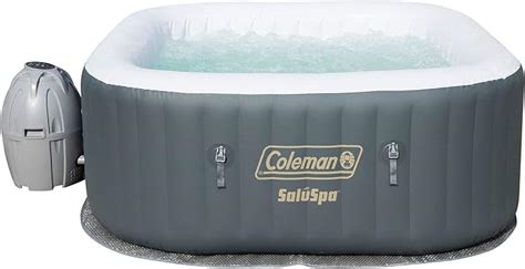 Amazon Com Coleman Bw Saluspa Person Portable Inflatable Outdoor Square Hot Tub Spa