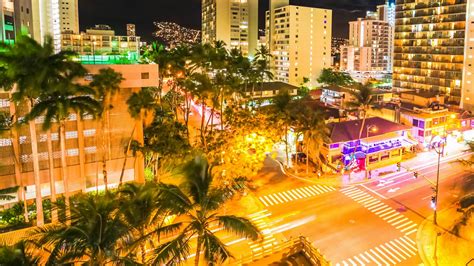 53 Waikiki Night Wallpaper Wallpapersafari