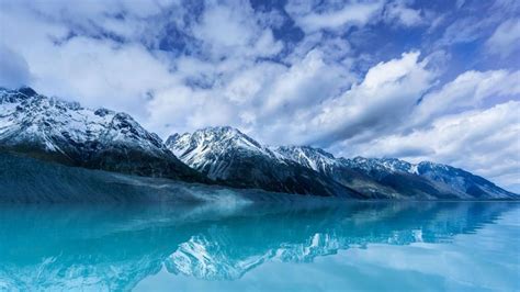 New Zealand Tasman Glacier Lake Wallpaper Backiee
