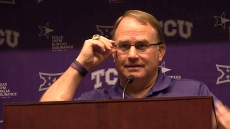 TCU Coach Gary Patterson Gives Update On LB Mike Freeze S Status YouTube