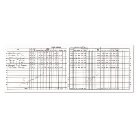Dome Simplified Payroll Record Light Blue Vinyl Cover 7 12 X 10 12