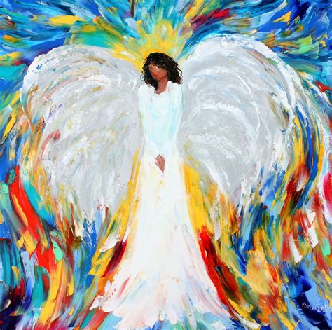 Black Angel Print African American Angel Art Angels Canvas Print
