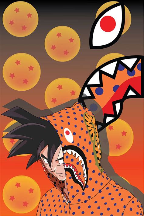 Similiar Goku Bape Wallpaper Keywords Dragon Ball Wallpaper Iphone
