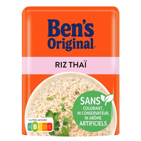 Riz thaï express BEN S ORIGINAL le paquet de 220g à Prix Carrefour