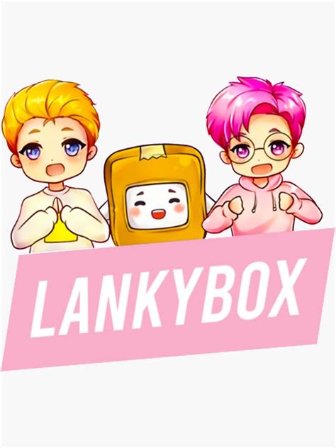 "lankybox " Sticker by TrendyDesignC | Redbubble
