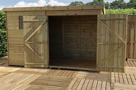 10 X 5 Pressure Treated Tongue And Groove Pent Shed With 1 Window And