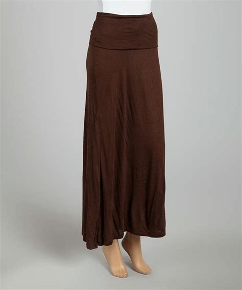 Look At This Brown Fold Over Maxi Skirt On Zulily Today Maxi Skirt