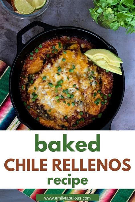 This Easy Baked Chile Relleno Recipe Will Quickly Become A Favorite