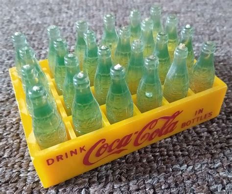 1950s 60s Coca Cola Miniature 24 Bottle Casenice 3884209912