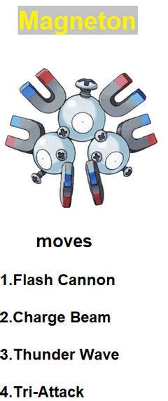 Magneton Movesself Picked By Reddemoninferno On Deviantart Pokemon