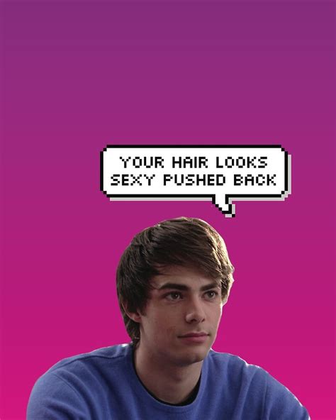 Your Hair Looks Sexy Pushed Back By Lucy Lier Redbubble