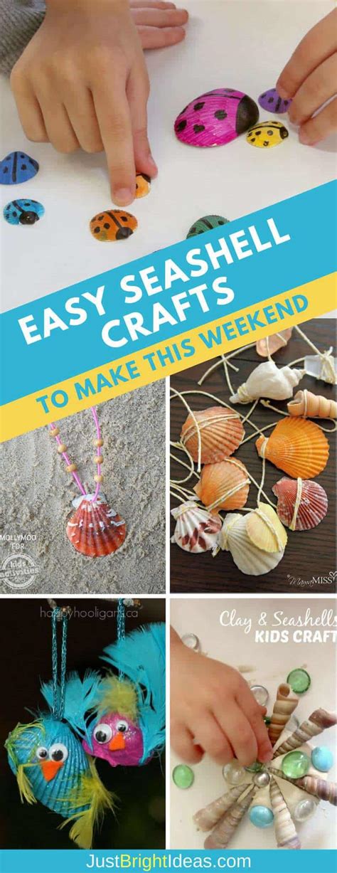 13 Easy Seashell Crafts For Kids To Preserve Those Summer