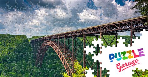 New River Gorge Bridge Jigsaw Puzzle Architecture Bridges Puzzle