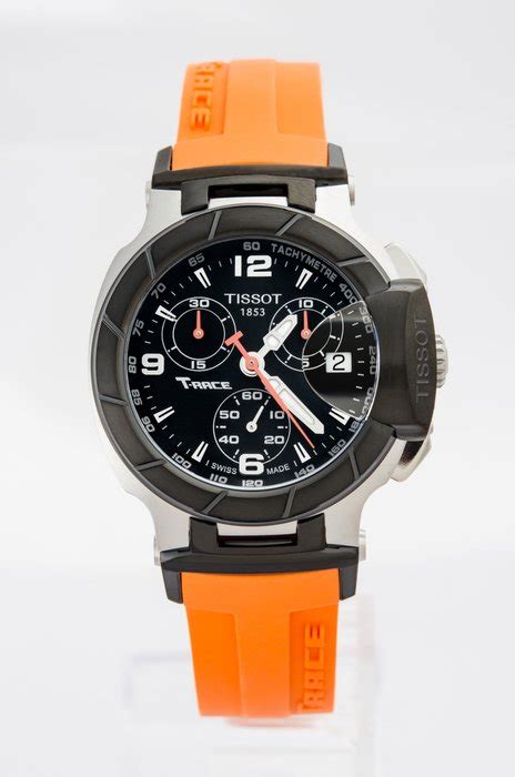 tissot t race chronograph orange silicone catawiki