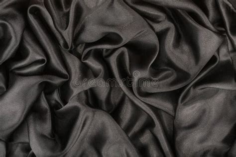 Black Satin Stock Image Image Of Canvas Romantic Textile 53044789