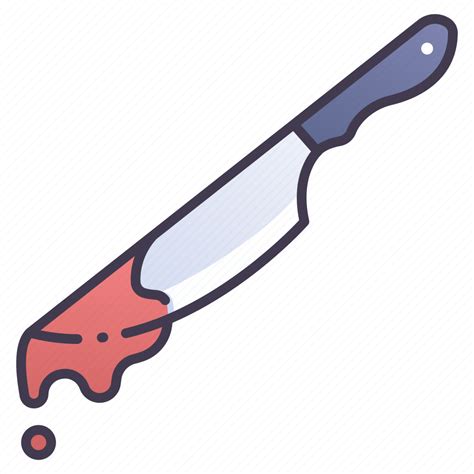 Blood Crime Kill Knife Murder Violence Weapon Icon Download On