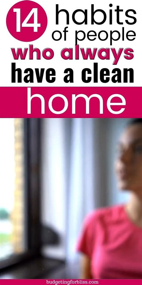 14 Daily Habits To Keep Your House Clean Budgeting For Bliss Video