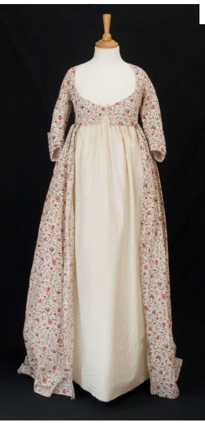 Evas Historical Costuming Blog An Open Robe From The 1790s