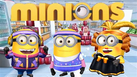 Minion Rush Bratts Workout Minion Can Can Dancer Minion Stereo Golden