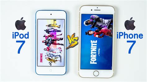 Ipod Touch 7 Vs Iphone 7 Speed Test Same Chip Different Results
