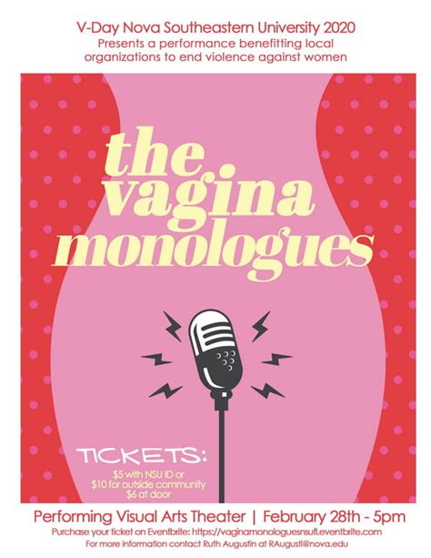 The Vagina Monologues Feb 28 Nsu Sharkfins