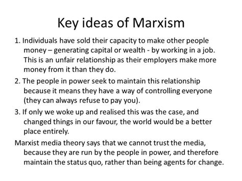 Marxian Theory Of Power Karl Marx Triumphias