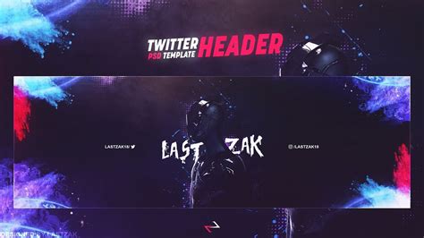 Use this free twitter banner template to resize an image for the header area at the top of your twitter profile. FREE GFX: Free Gaming Twitter Header PSD Template 2017│by ...