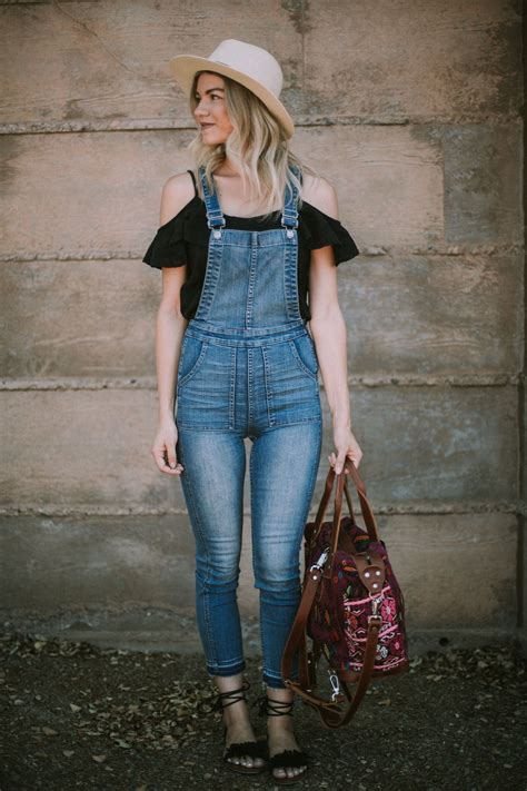 Overalls Worn Two Ways A Link Up Living In Color Casual Street