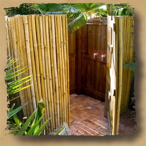Outdoor Shower Enclosure Bamboo Shower Congokcom I