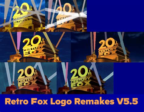 Retro Fox Logo Remakes V55 Outdated By Jessenichols2003 On Deviantart