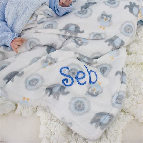 Maybe you would like to learn more about one of these? Personalised Baby Boy Elephant Blanket | Heavensent Baby Gifts