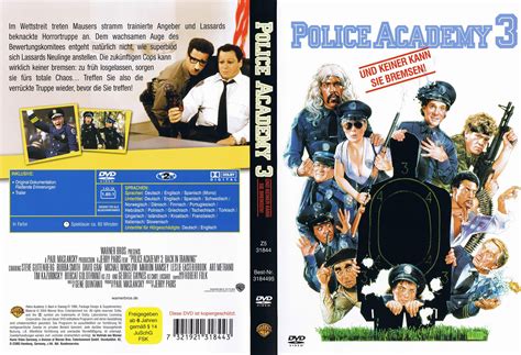 Their first assignment dumb and dumber. Police Academy 3 dvd cover german | German DVD Covers